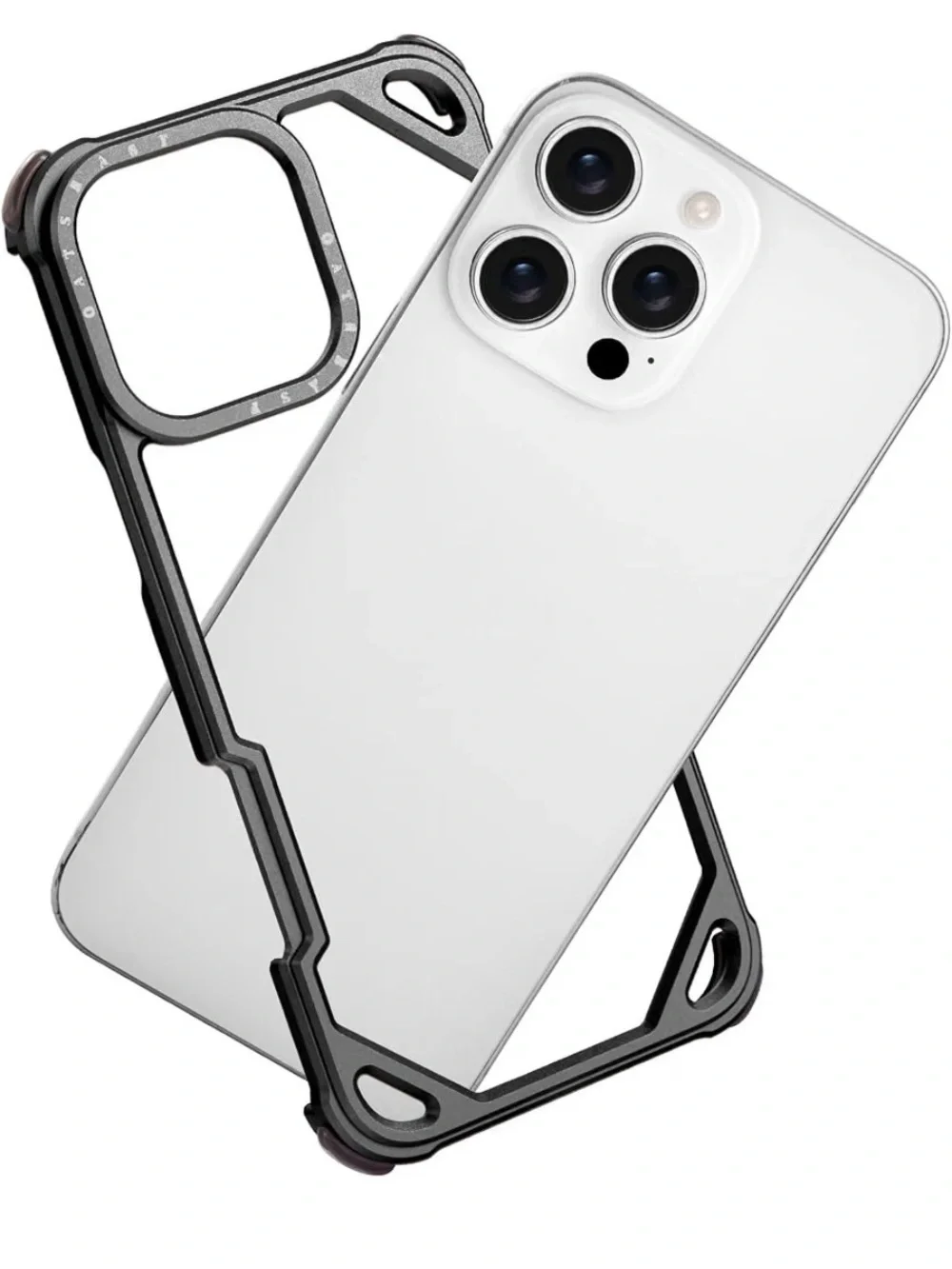 Black Aluminum Frame metal case  for iPhone 16 Pro NEW